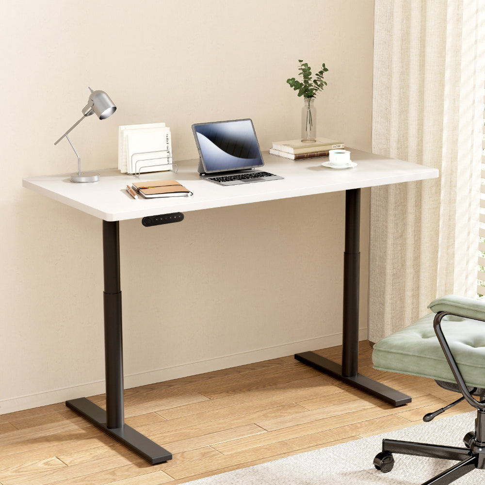 Artiss Motorised Adjustable Height Standing Desk Black or Rustic Brown — Allure Home Collections