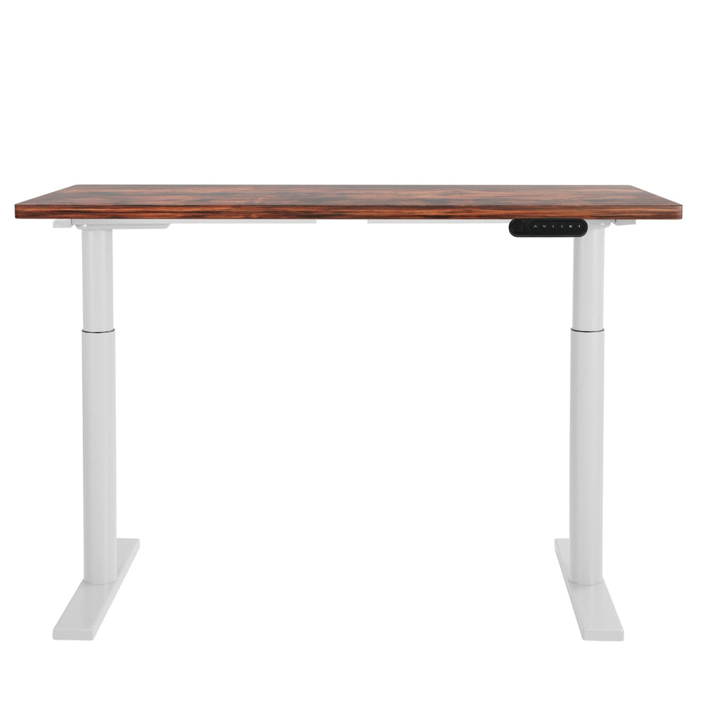 Artiss Dual Motor Sit-Stand Desk Black or White Oak — Allure Home Collections