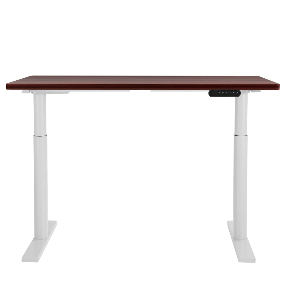 Artiss Dual Motor Sit-Stand Desk Black or White Oak — Allure Home Collections