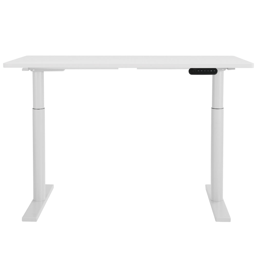 Artiss 140cm Motorised Height Adjustable Standing Desk Black White Oak or Rustic Brown — Allure Home Collections