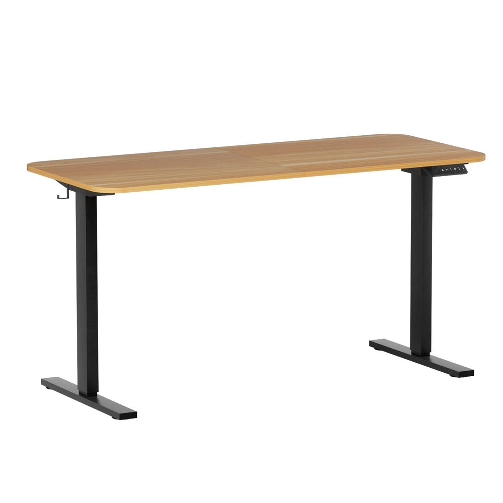 Mawson Electric Standing Desk, Oak 140cm