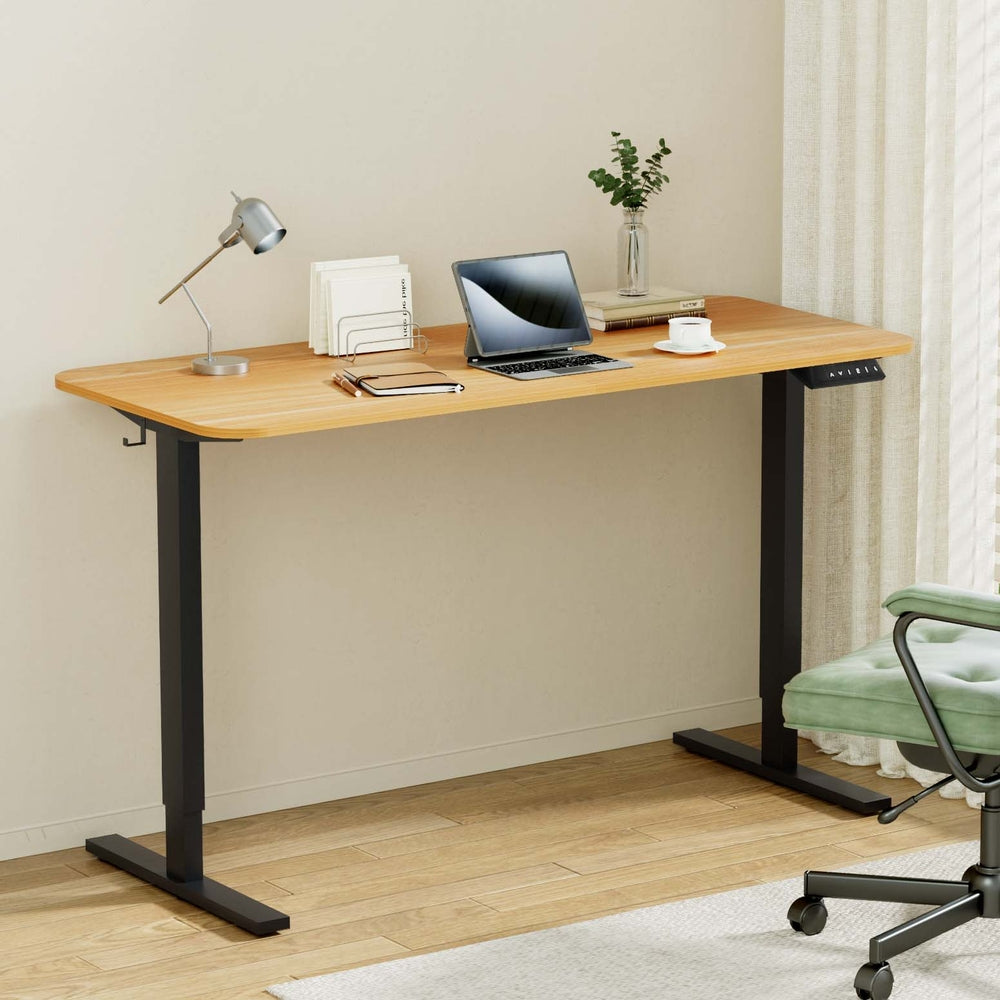 Mawson Electric Standing Desk, Oak 140cm