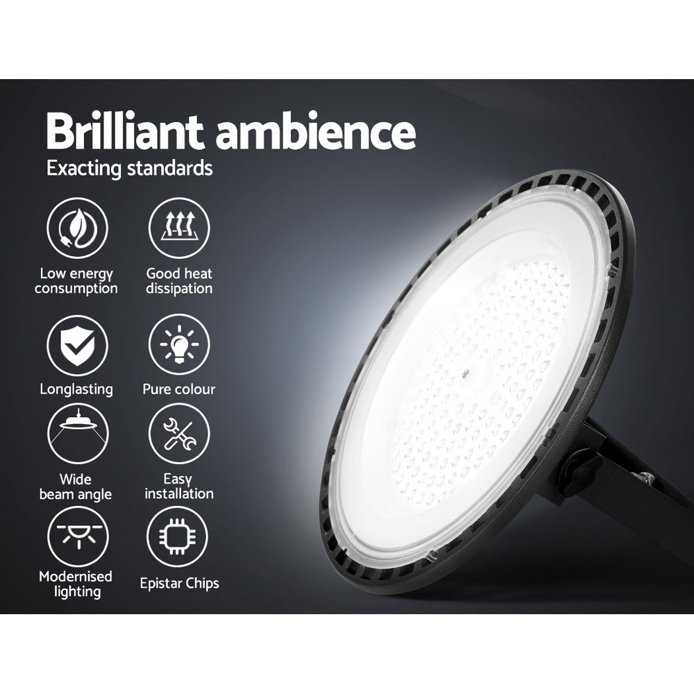 Leier 100W LED High Bay Light — Industrial Warehouse and Workshop Lamp — Allure Home Collections