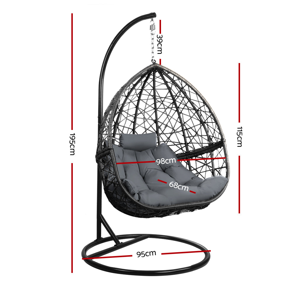 Guerilla Bay Hanging Egg Chair Grey