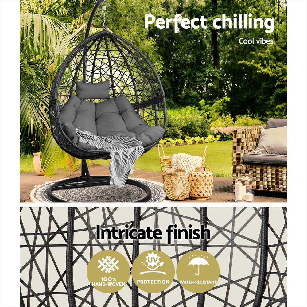 Guerilla Bay Hanging Egg Chair Grey