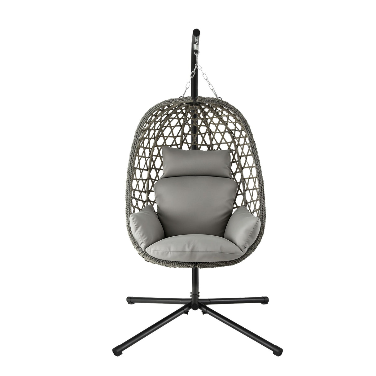 Manyana Hanging Egg Chair, Grey