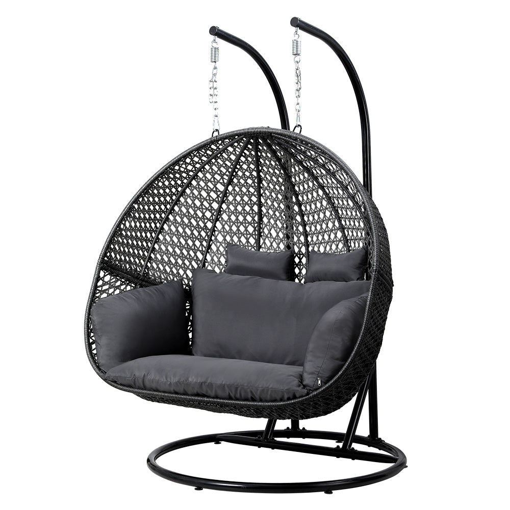 Kioloa Hanging Egg Chair, Grey