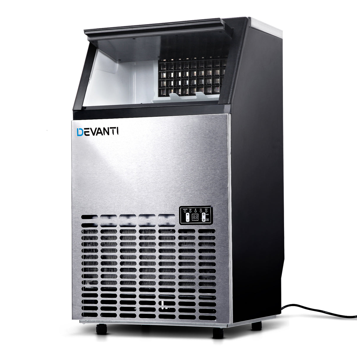 Dimension diagram of the 45 cm by 40 cm by 80 cm ice maker