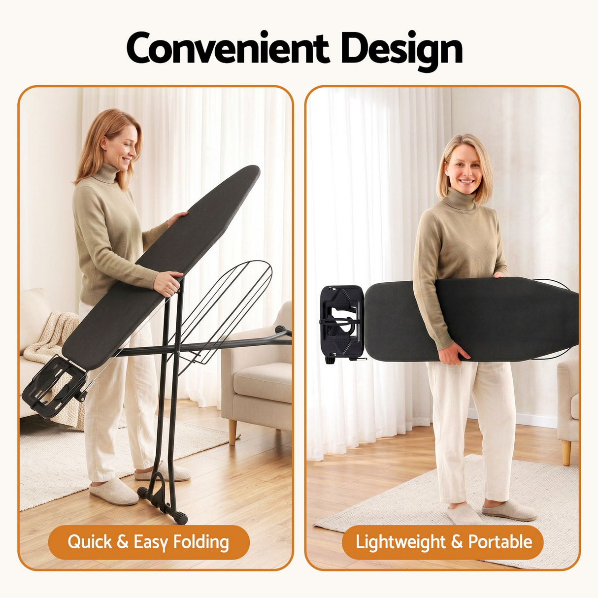 Vejer Ironing Board with Iron Rest