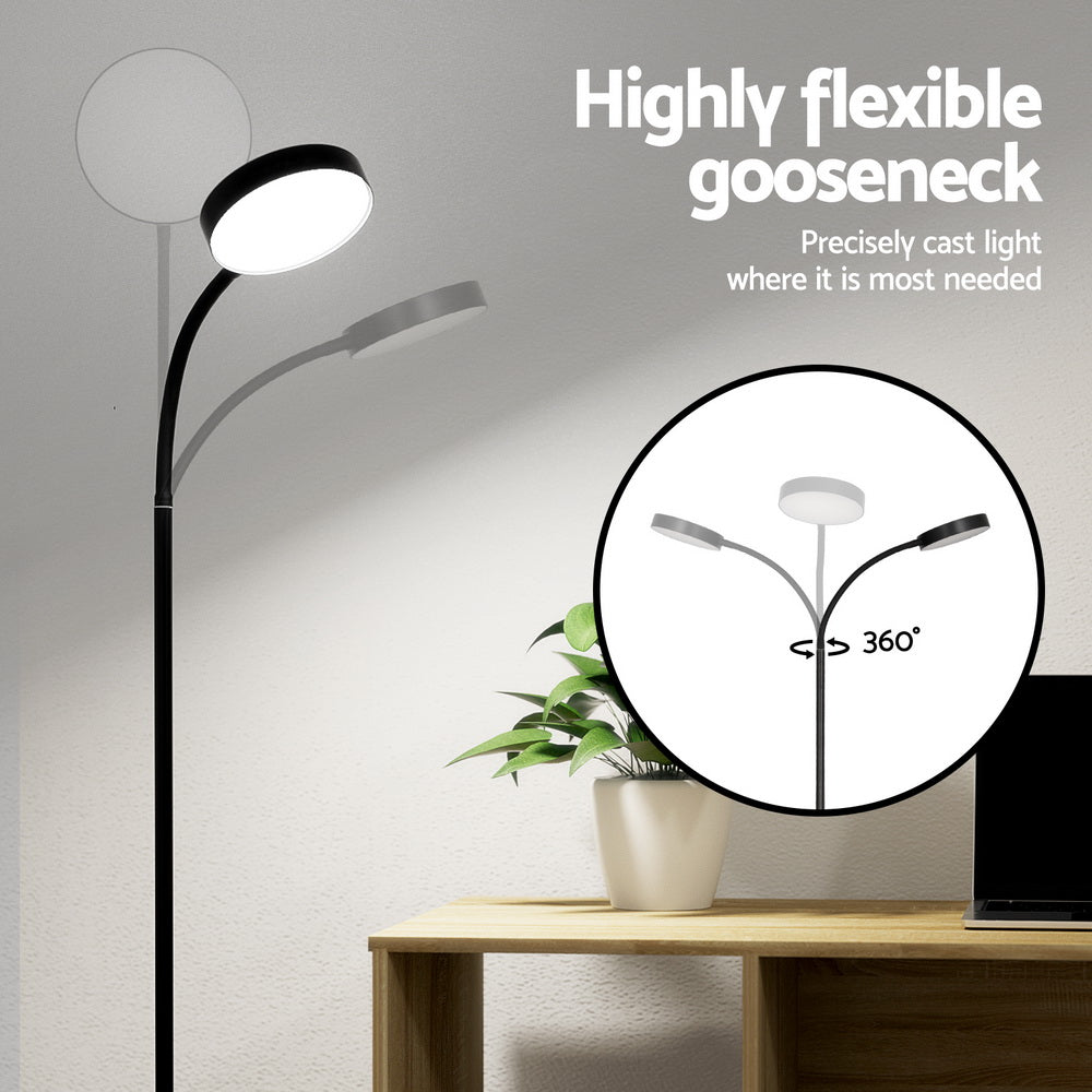 Adjustable LED Floor Lamp with Remote Control — Colour Temperature and Brightness — Allure Home Collections