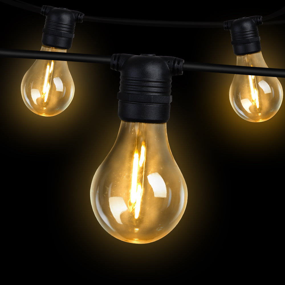 77m Weatherproof Festoon String Lights for Events