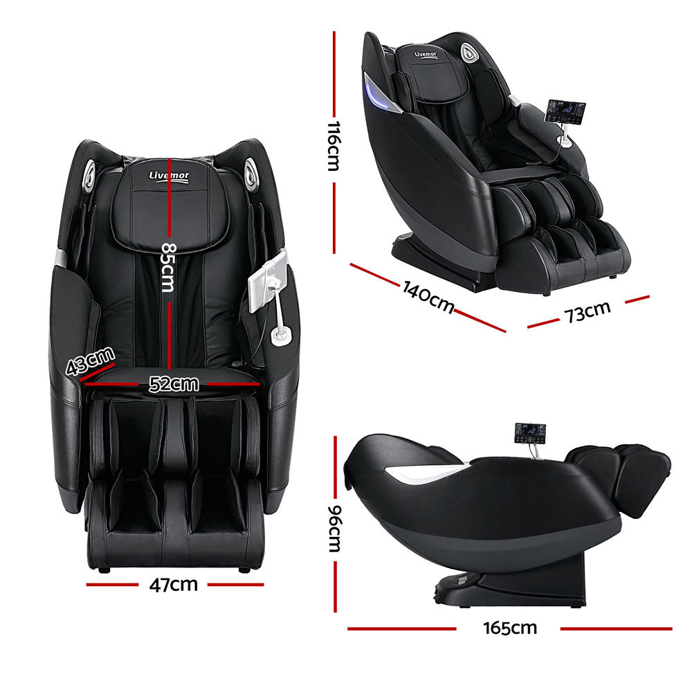 Livemor FLYNN 3D Electric Massage Recliner — Therapeutic Full Body Relief — Allure Home Collections