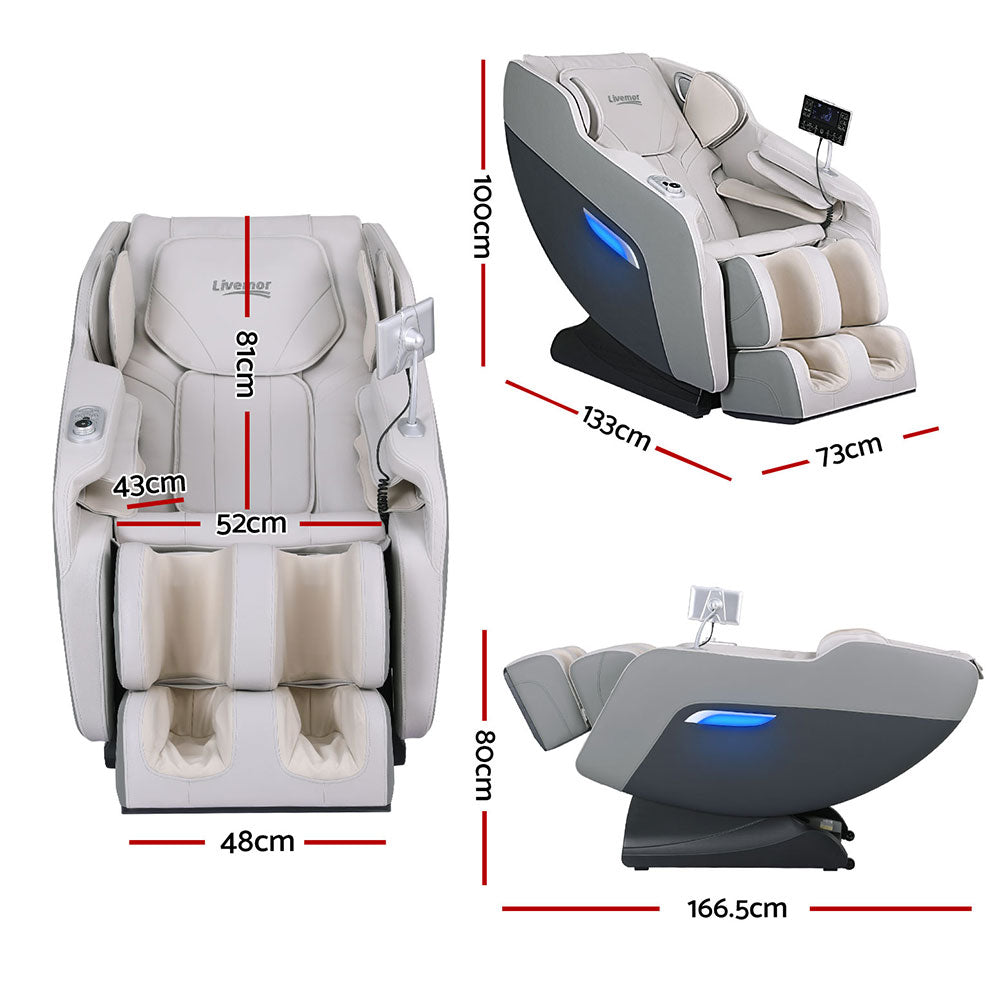 Livemor BRISA Electric Massage Chair — Smart Massage Technology — Allure Home Collections
