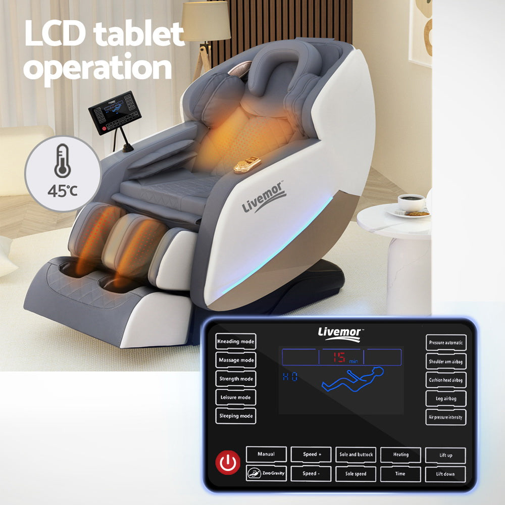 Livemor BERYL Electric Massage Chair — Smart Massage Technology, Professional Grade — Allure Home Collections