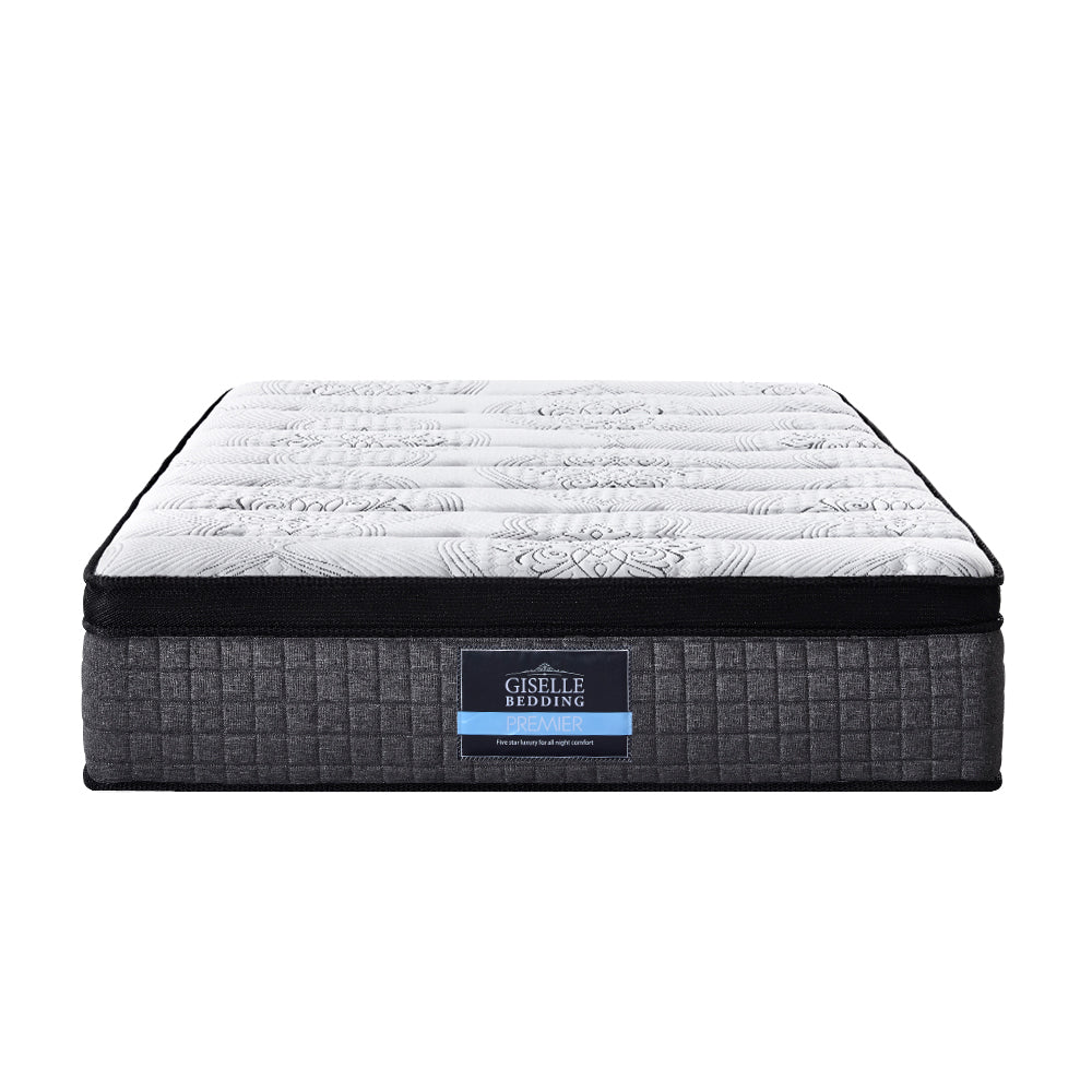 Giselle Bedding 34cm 9-Zone EvenZon Euro Top Pocket Spring Mattress — Belgium Knitted — Allure Home Collections