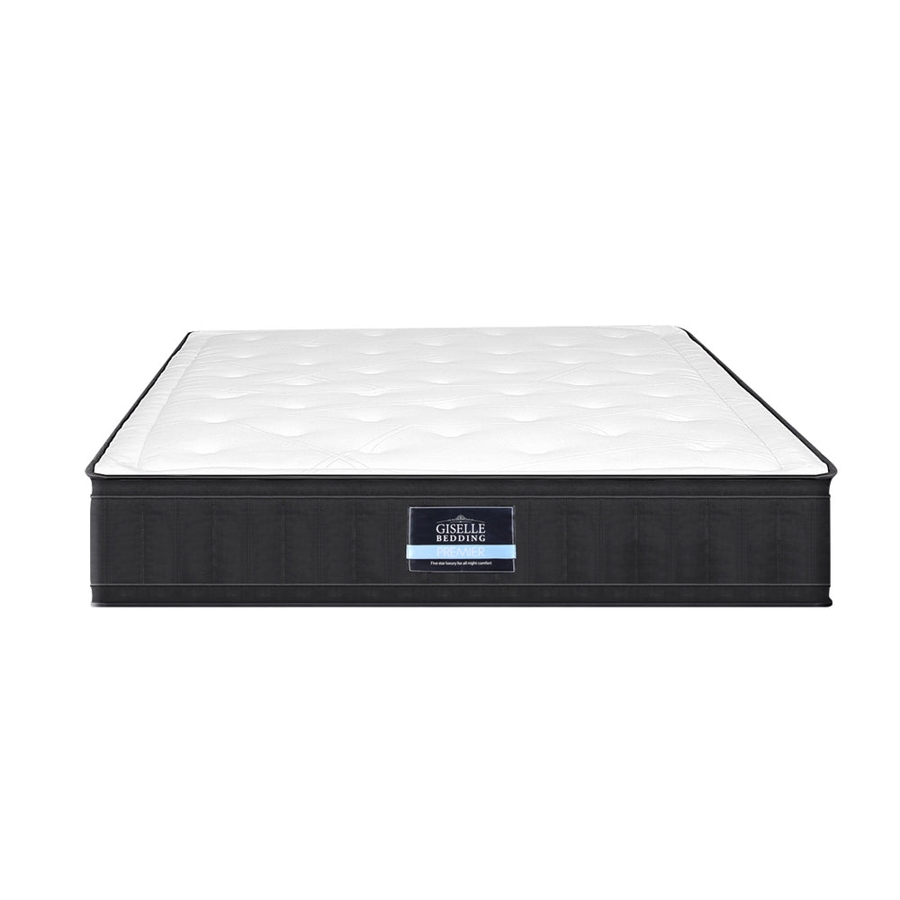 Medium Firm Euro Top Pocket Spring Mattress, 32cm King - Allure Home Collections