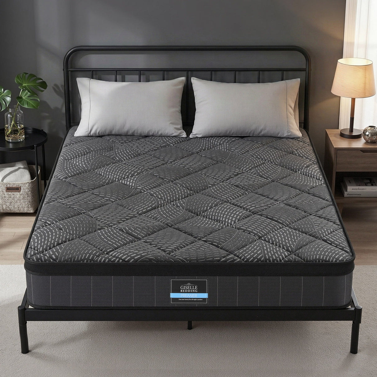 Medium Firm Latex Euro Top Pocket Spring Mattress, 25cm King