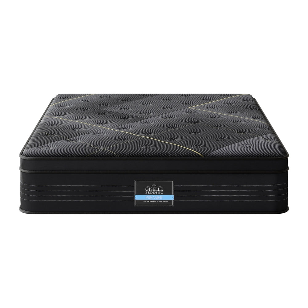 Medium Firm Euro Top Pocket Spring Mattress, 35cm Double
