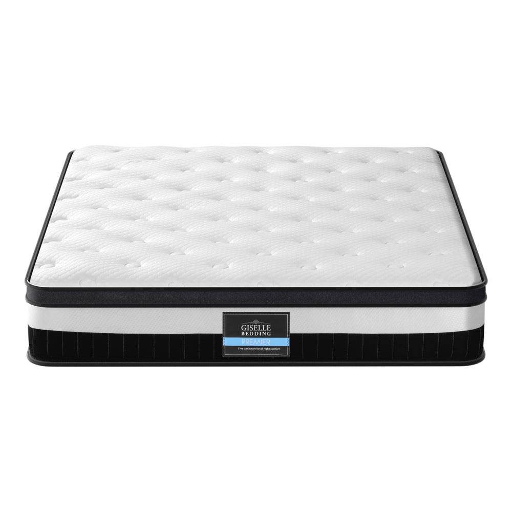 Medium Firm Euro Top Pocket Spring Mattress, 30cm Queen