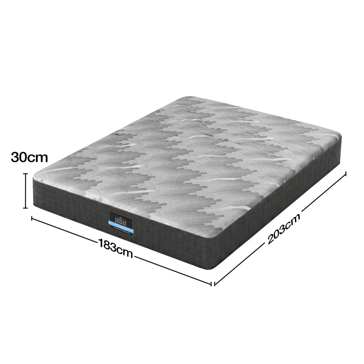 Firm 5 zone pocket spring mattress, 30cm king
