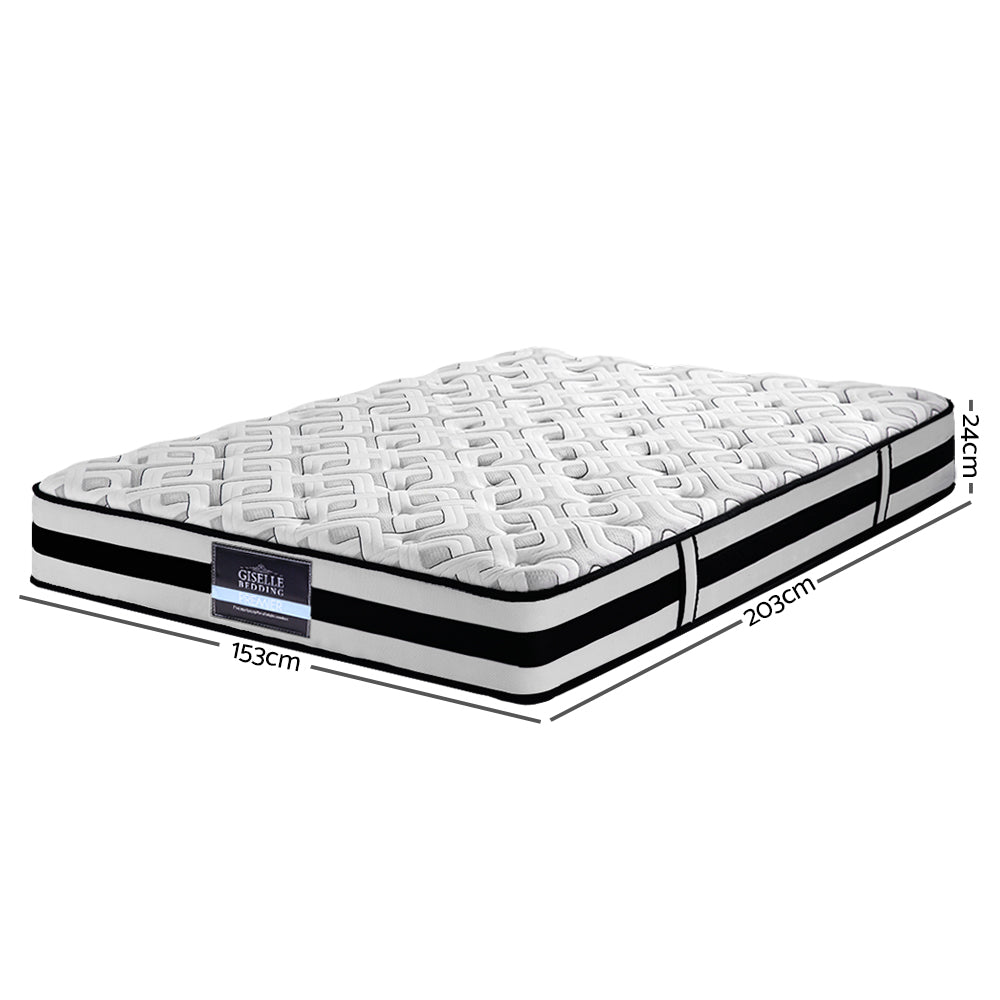 Extra Firm Tight Top Pocket Spring Mattress, 24cm Queen