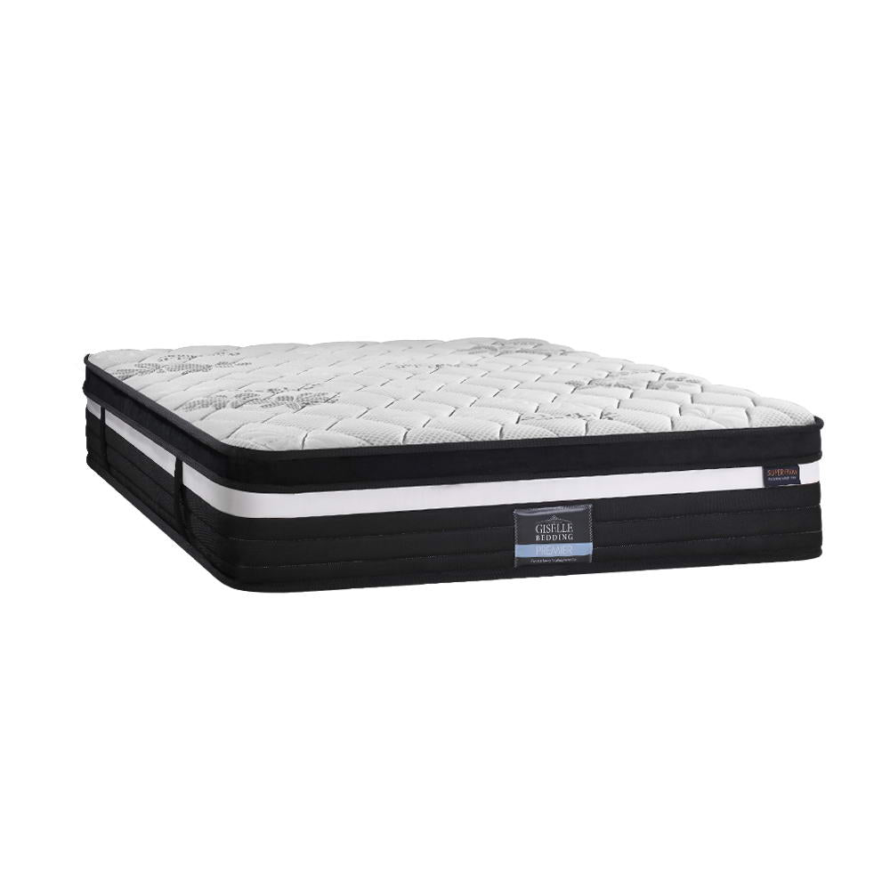 Extra Firm Euro Top Pocket Spring Mattress, 28cm Queen