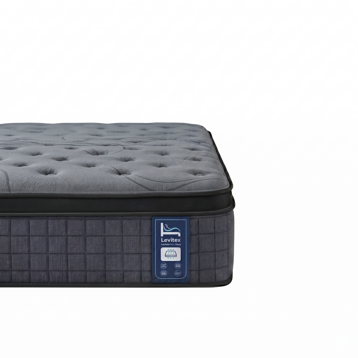 Extra firm 7 zone pocket spring mattress, 33cm king