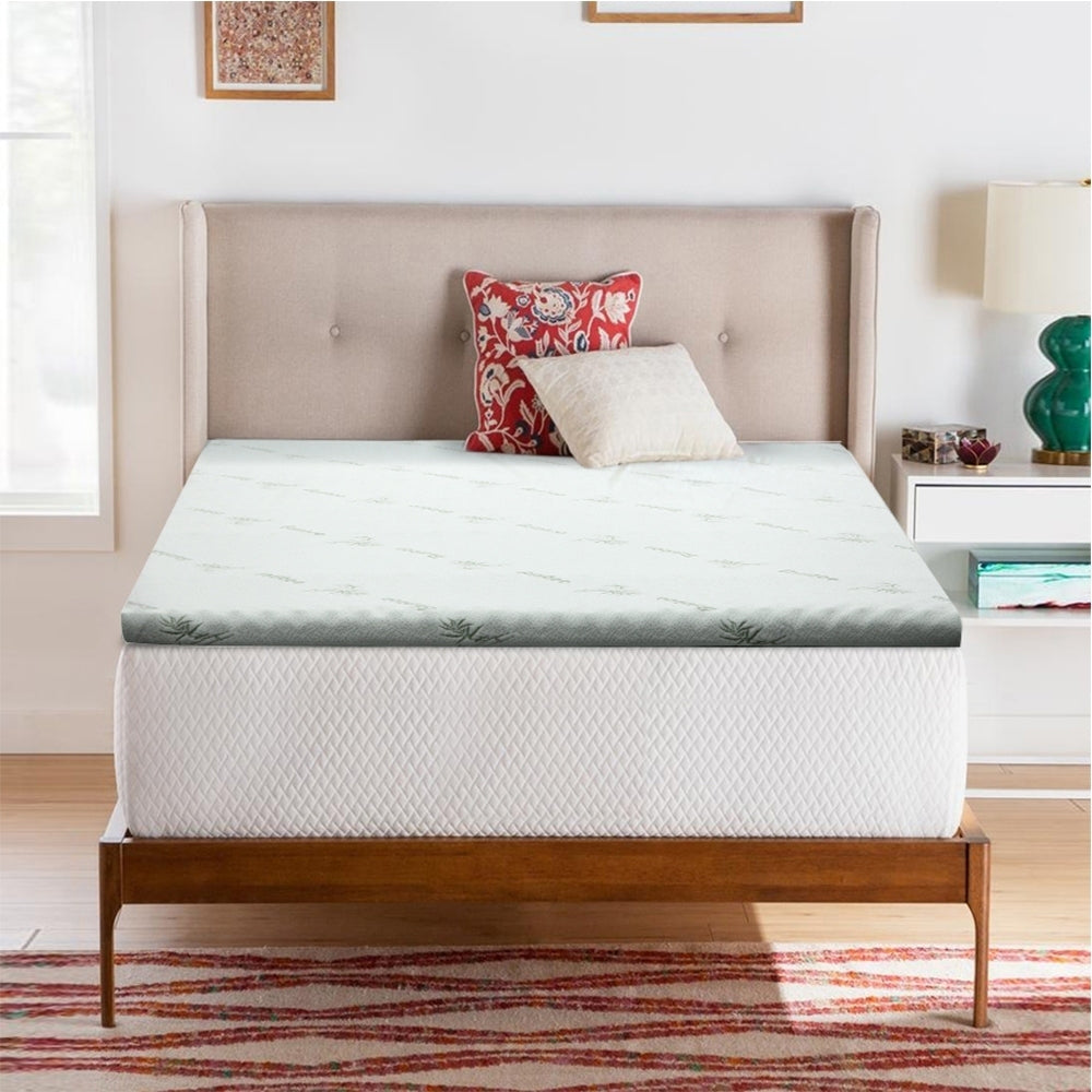 Giselle Bedding 5cm Cool Gel Memory Foam Topper — Single, Pressure Relief — Allure Home Collections