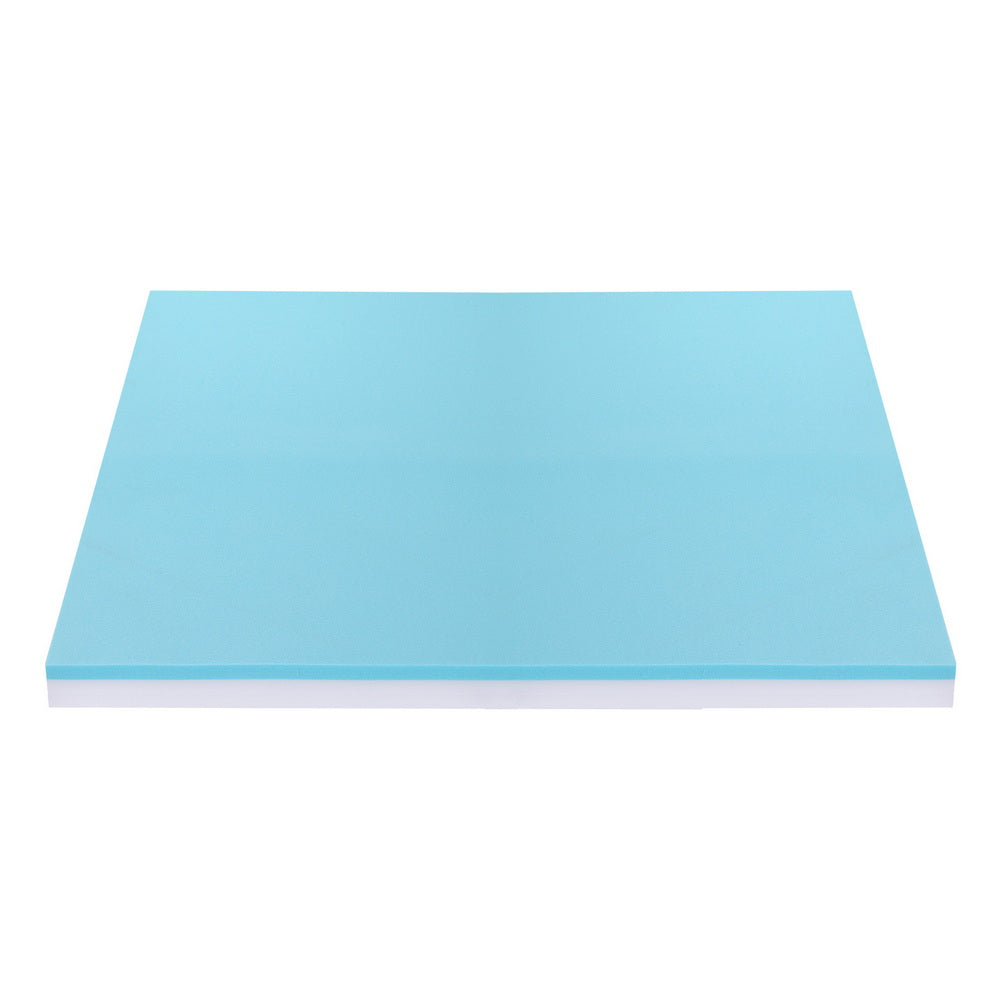 Giselle 8cm Dual-Layer Gel Memory Foam Mattress Topper — Even Weight Distribution — Allure Home Collections