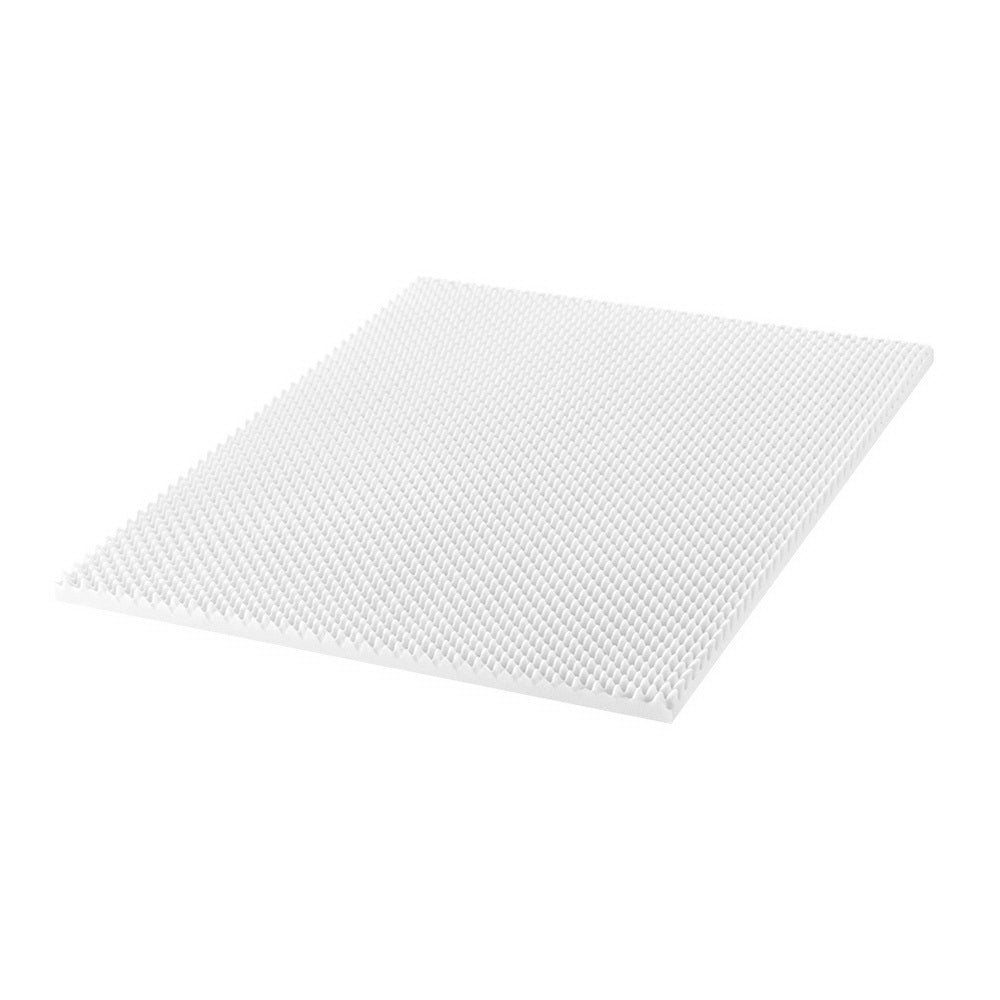Giselle Bedding 5cm Egg Crate Memory Foam Mattress Topper — Allure Home Collections