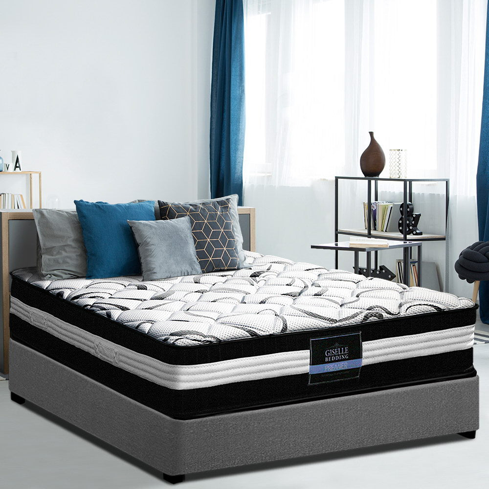 Giselle Euro Top Firm Mattress — Six-Turn Coil, Independent Pocketed Spring — Allure Home Collections