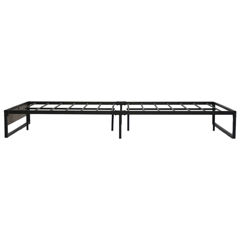 Vercelli Queen Metal Bed Frame, Black