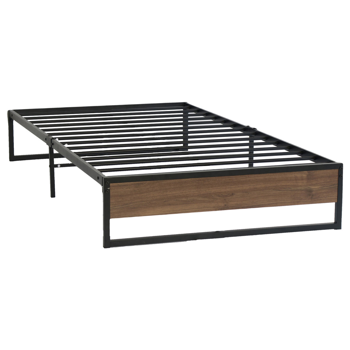 Vercelli Single Metal Bed Frame, Black