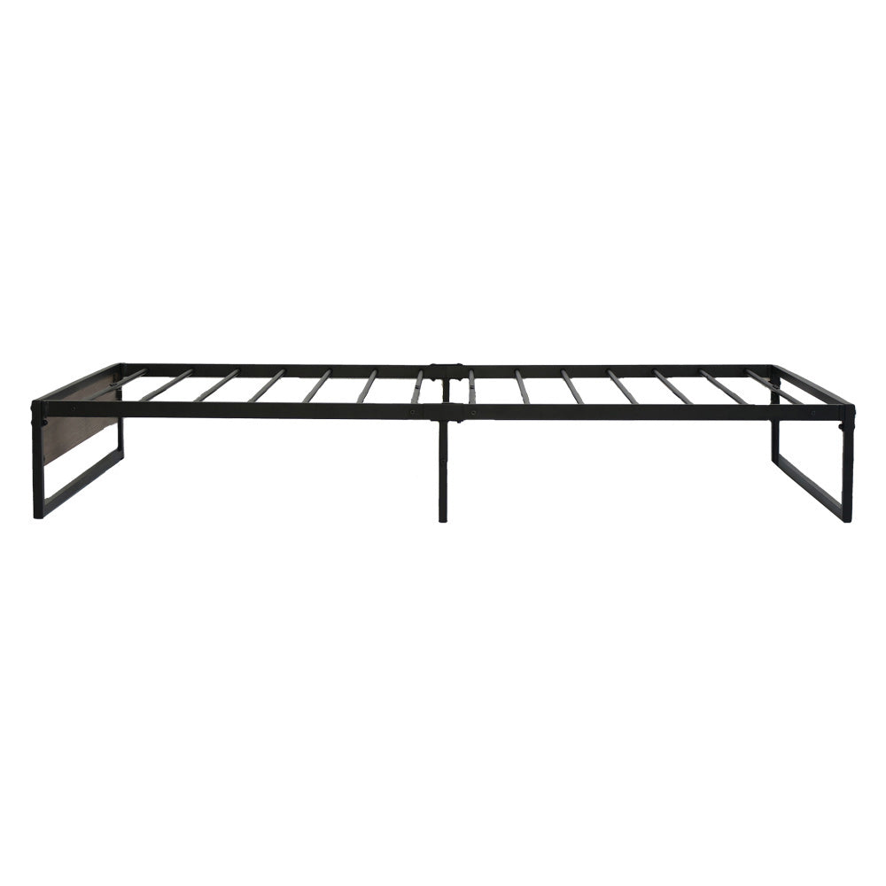 Vercelli Single Metal Bed Frame, Black