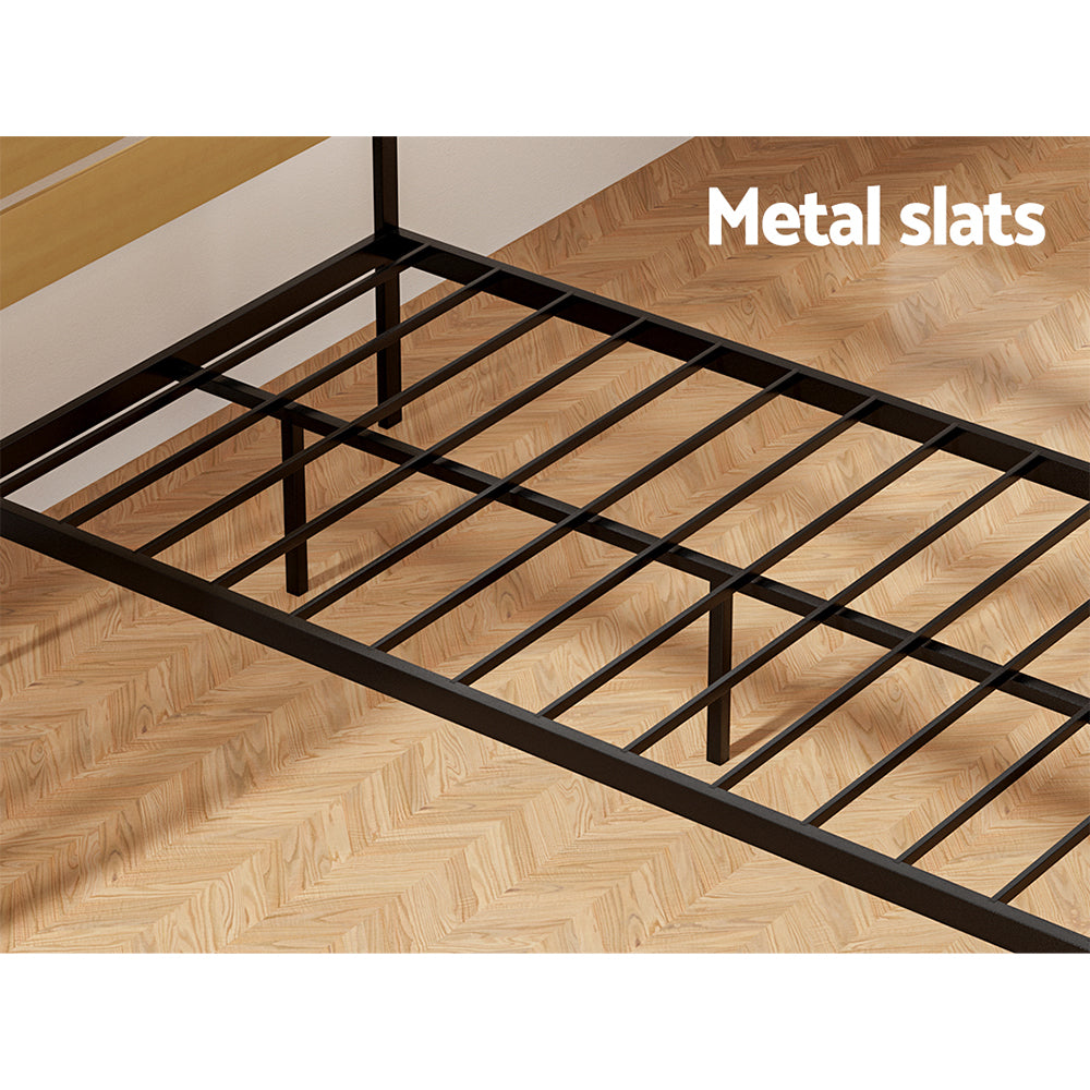 Artiss PAULA bed frame styled in bedroom — Allure Home Collections
