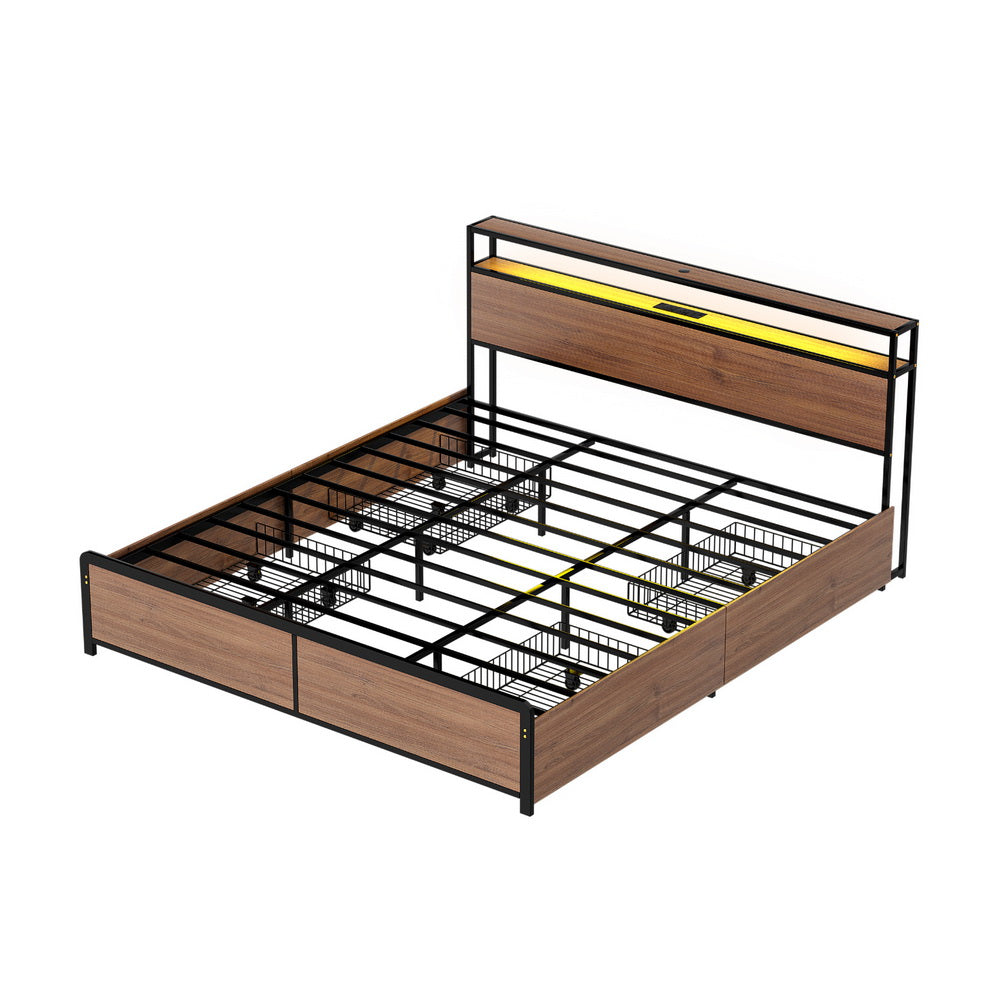 Saluzzo Metal Bed Frame