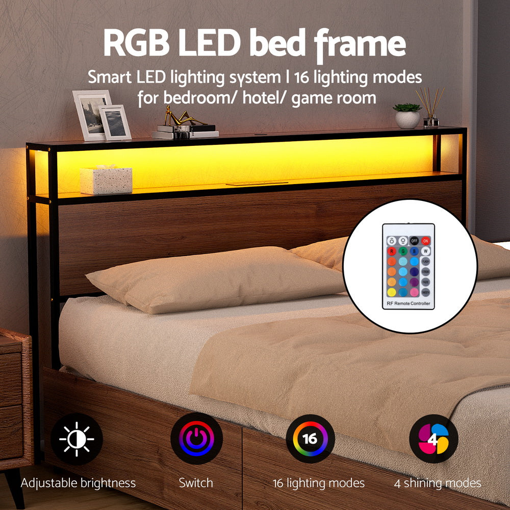 Saluzzo Metal Bed Frame