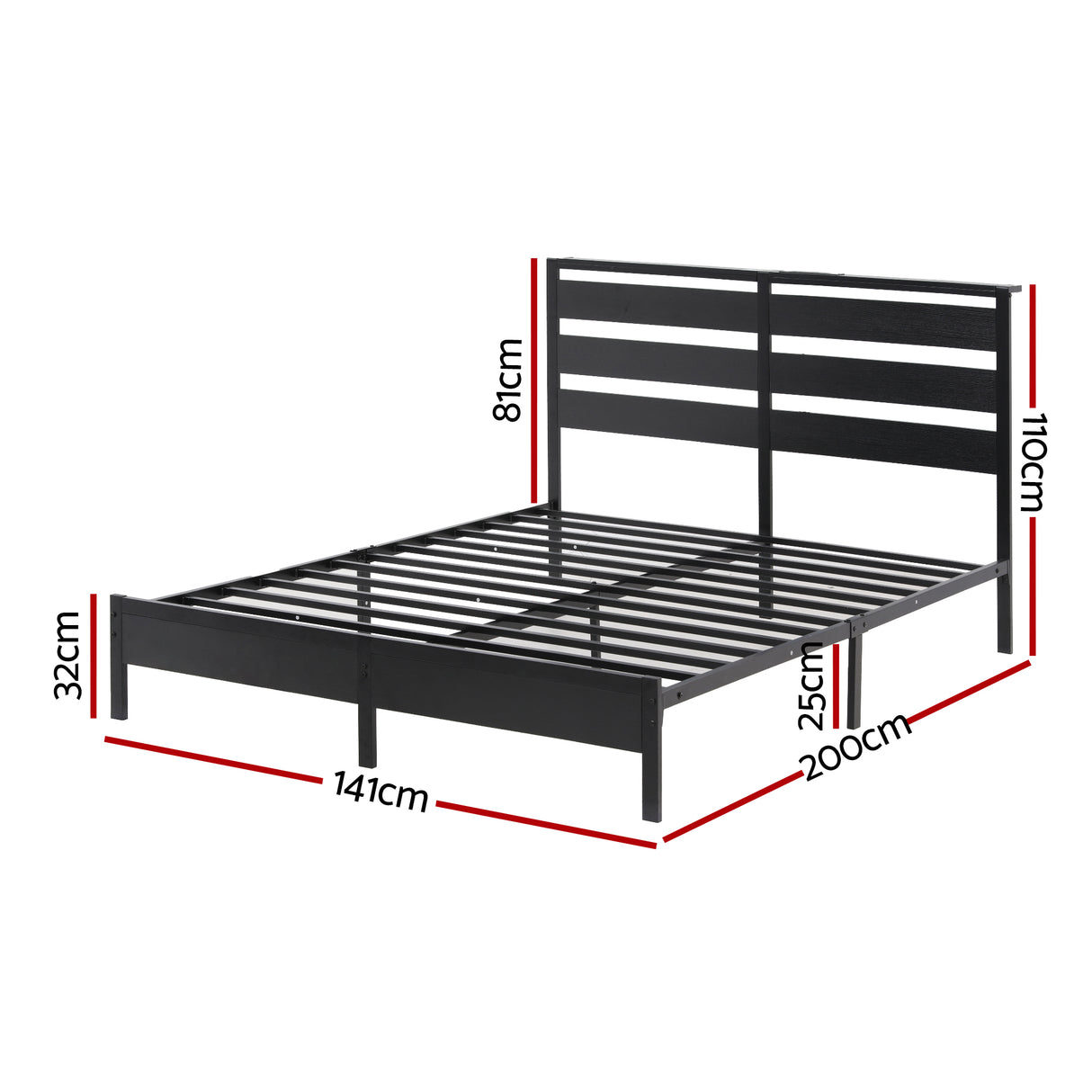 Rapallo Metal Bed Frame