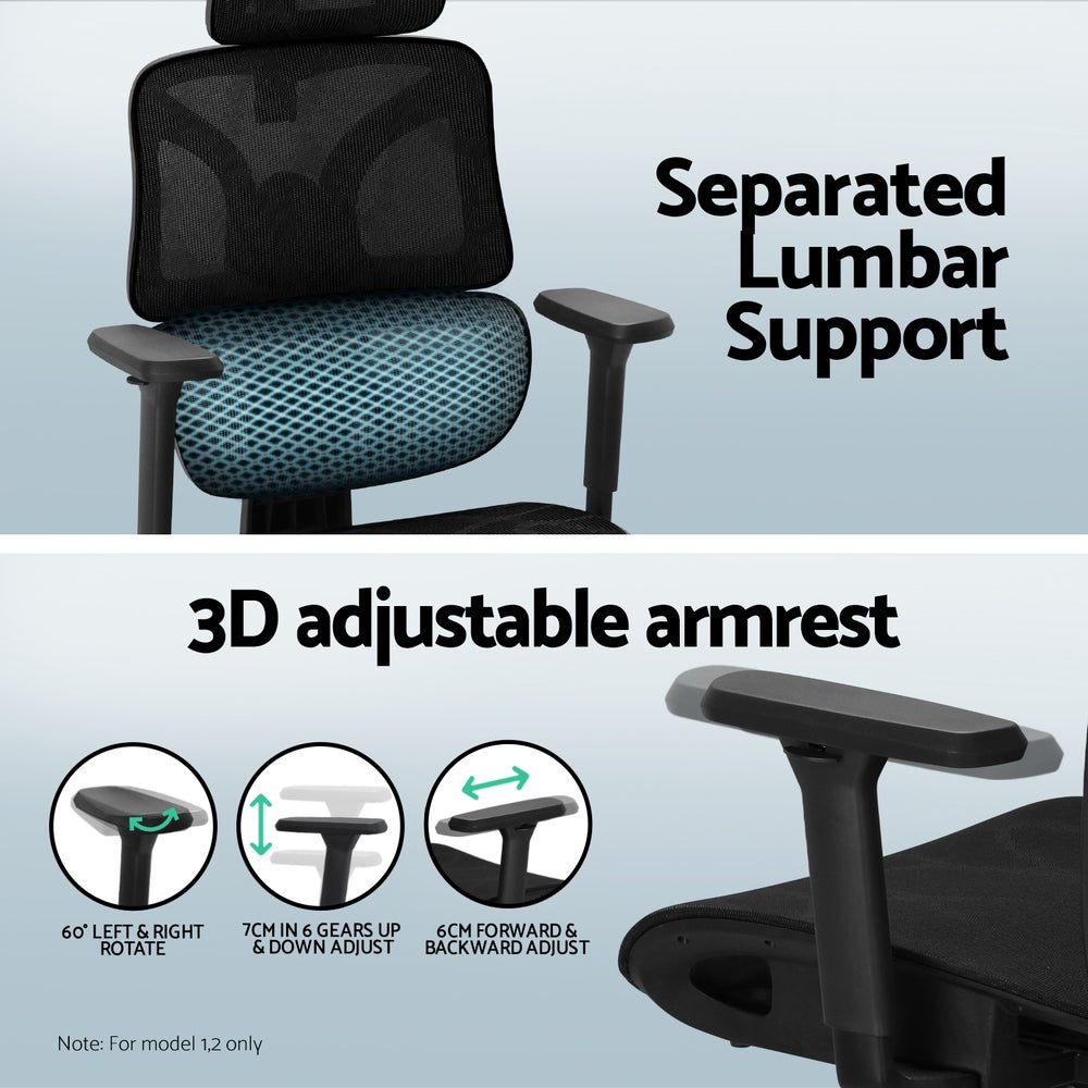 Artiss L-Shape Computer Desk and Ergonomic Mesh Chair Combo — Allure Home Collections