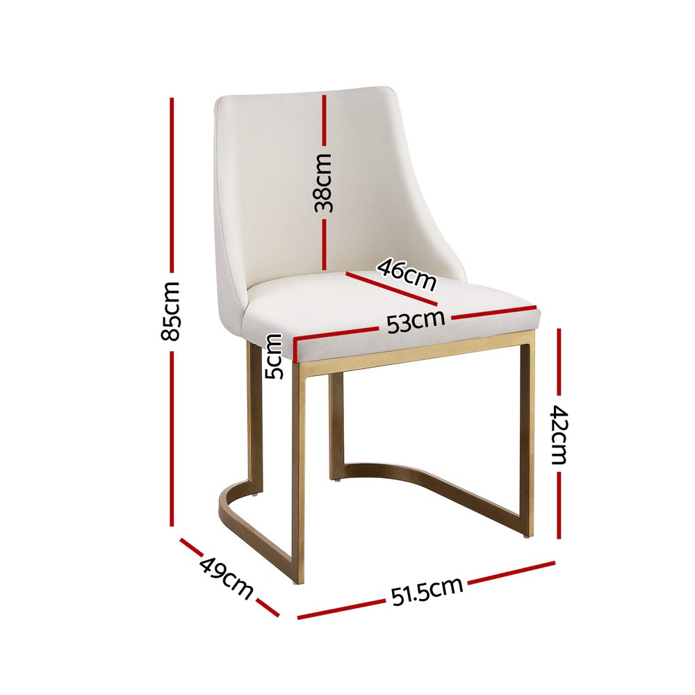 Aldgate Dining Chair 2pcs, Beige Linen