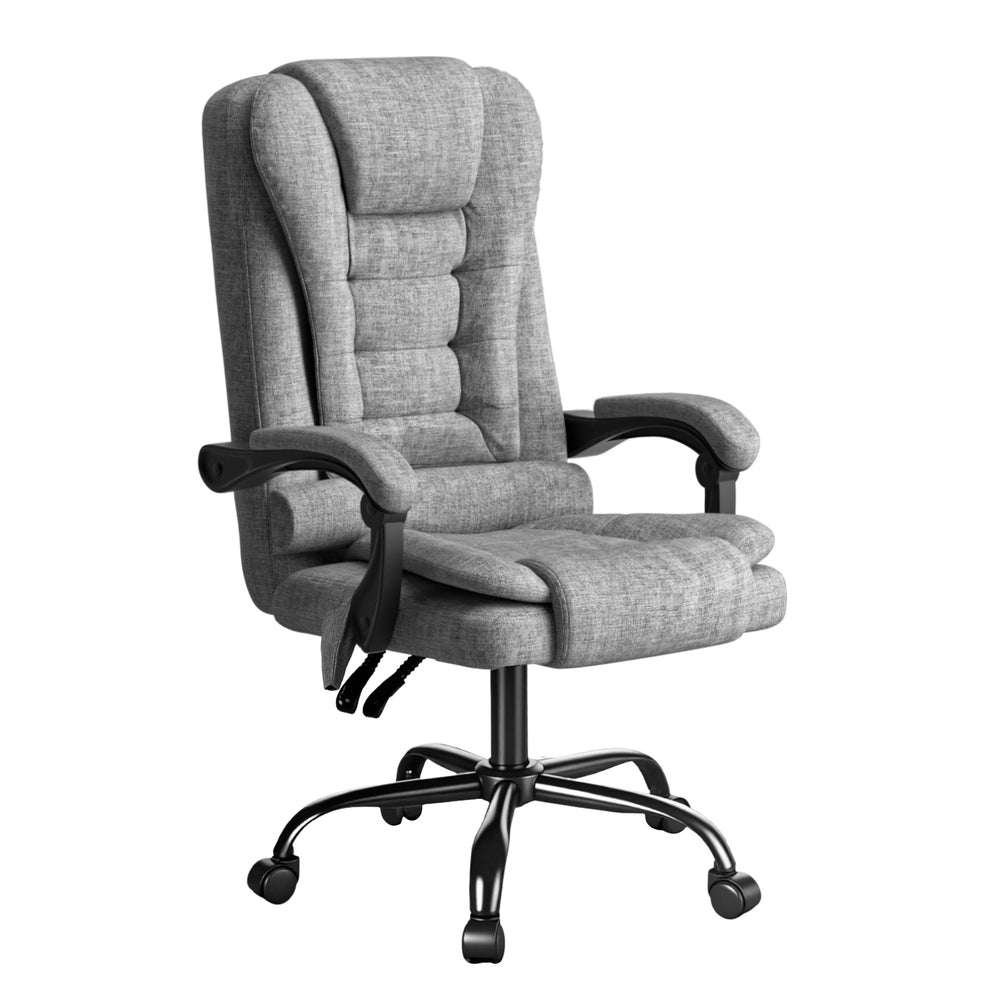Cowaramup grey linen massage office chair