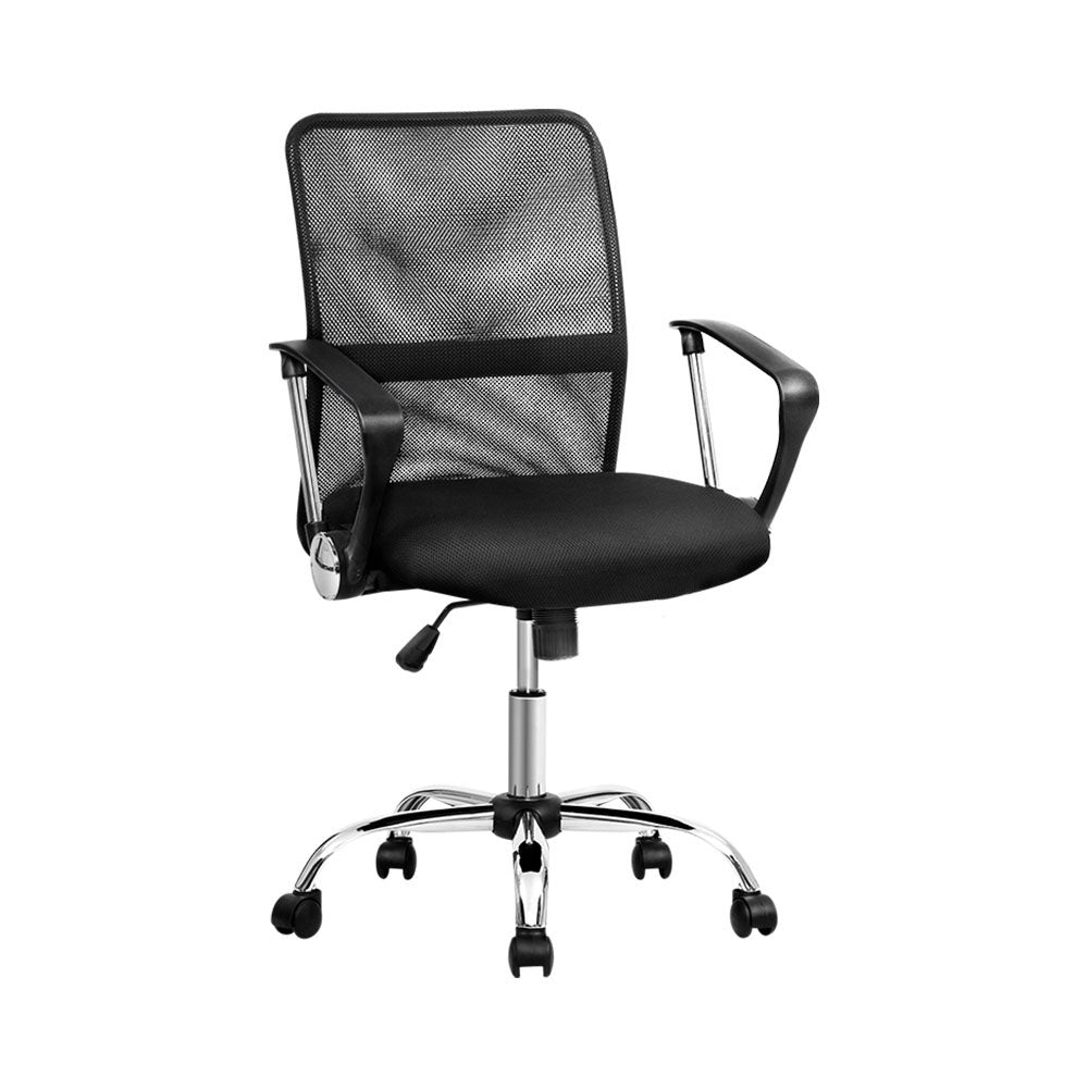 Carnarvon black mesh office chair