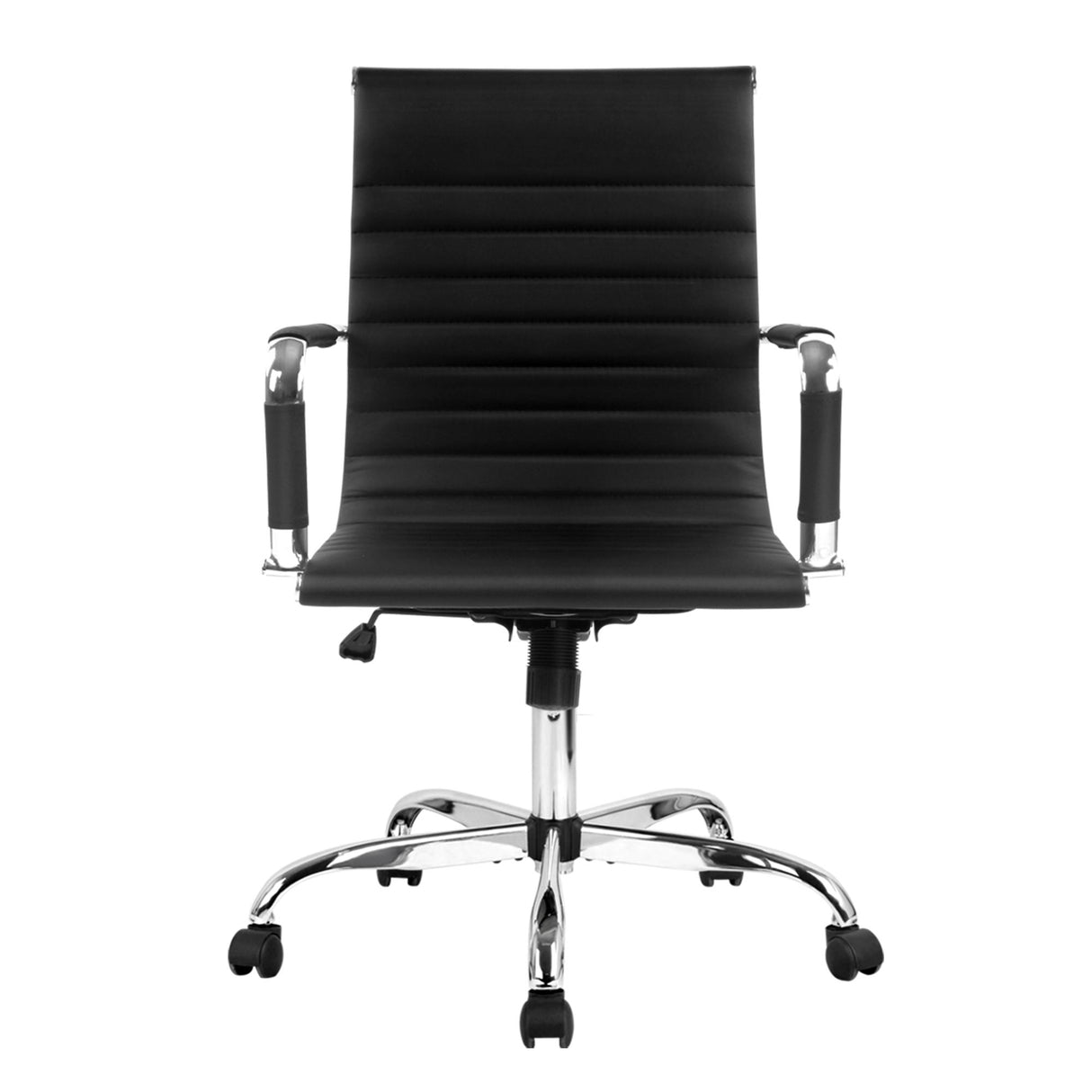Sorrento Quay black faux leather executive office chair, view 3