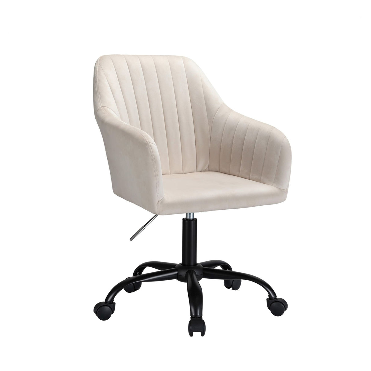 Coral Bay cream velvet office chair