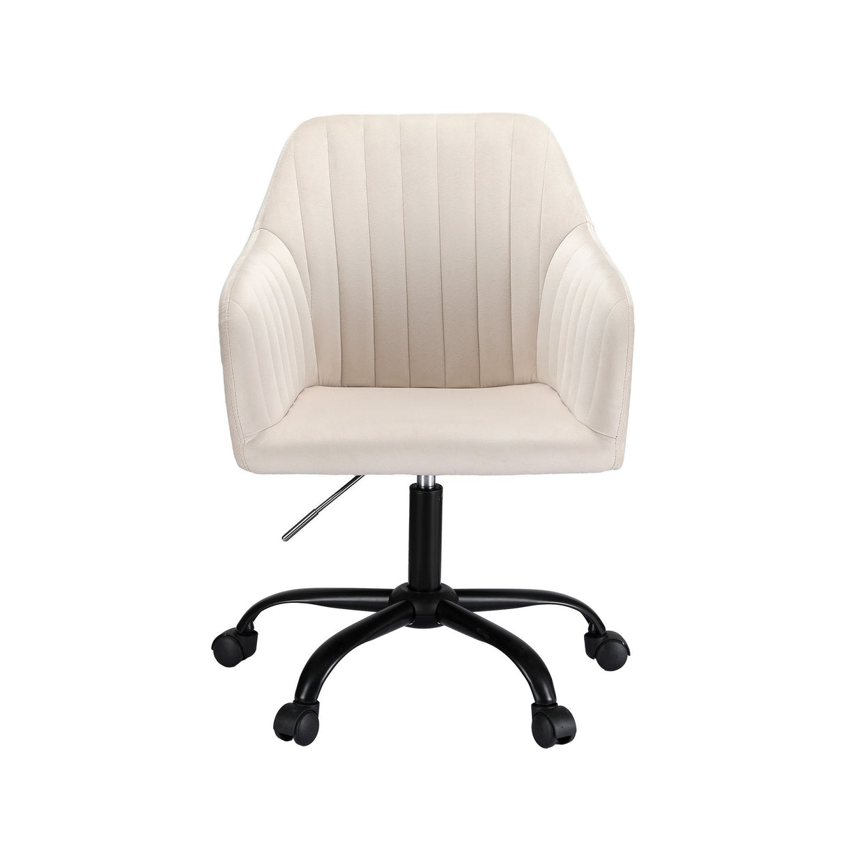Coral Bay cream velvet office chair