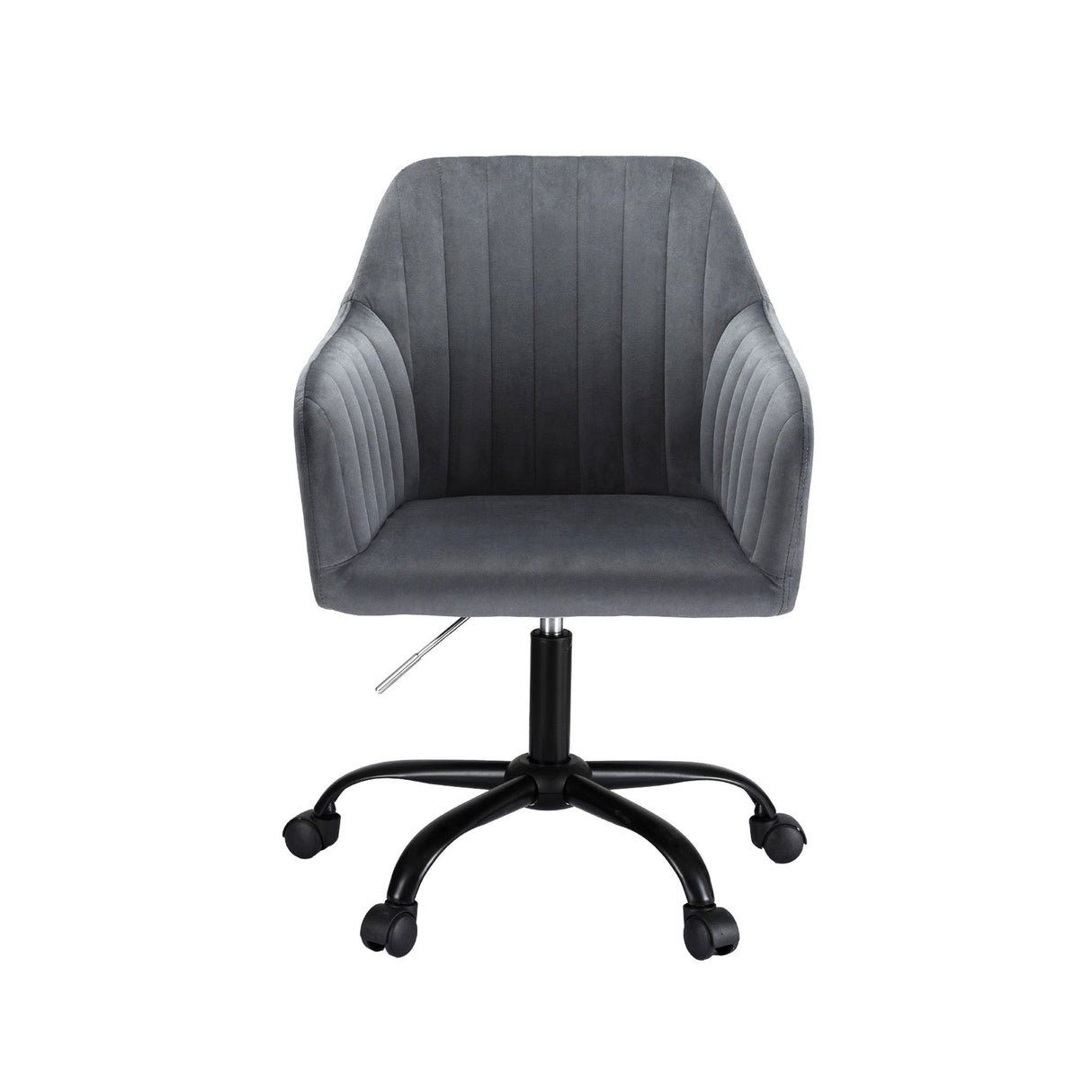 Coral Bay dark grey velvet office chair