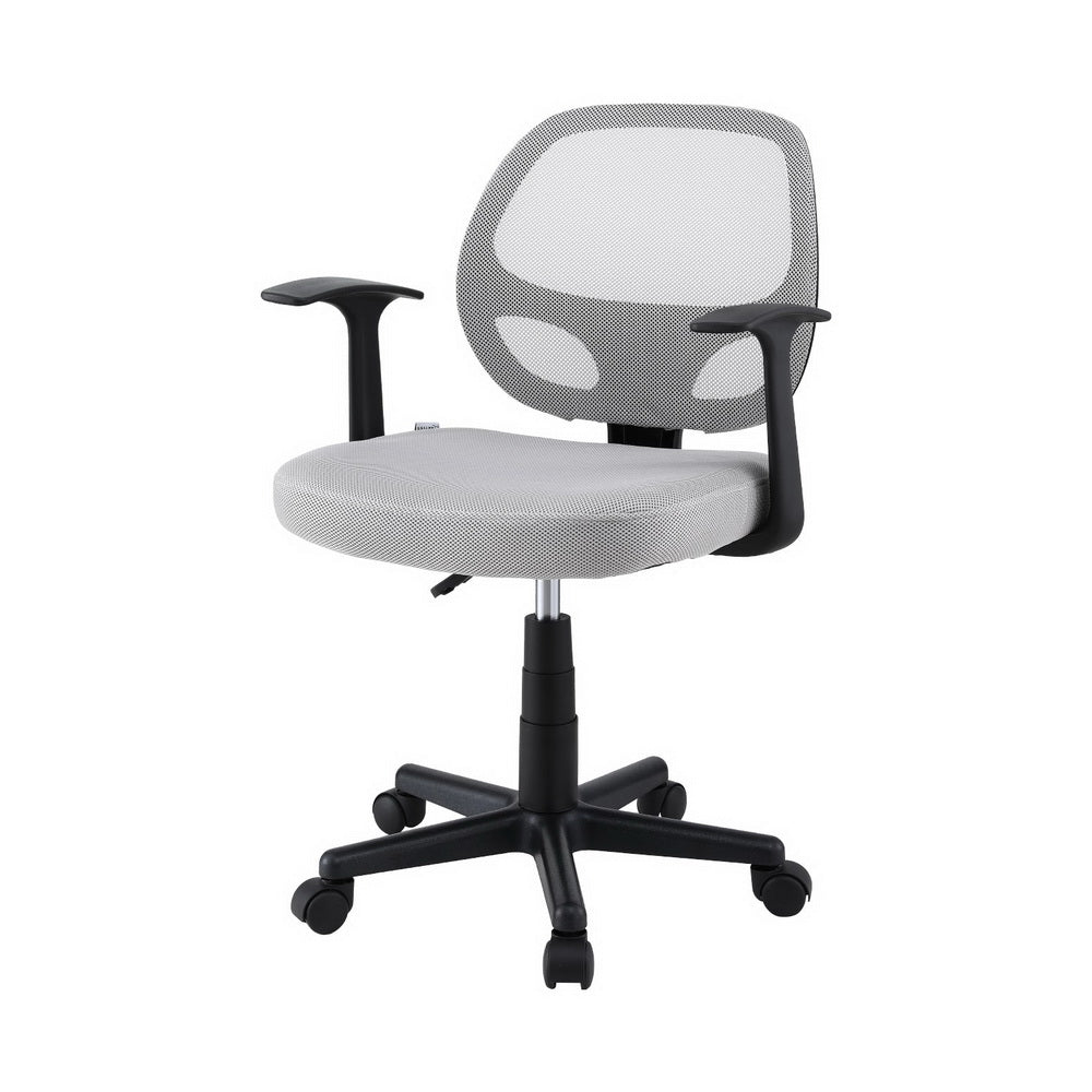 Subiaco grey mid back mesh office chair in a home office