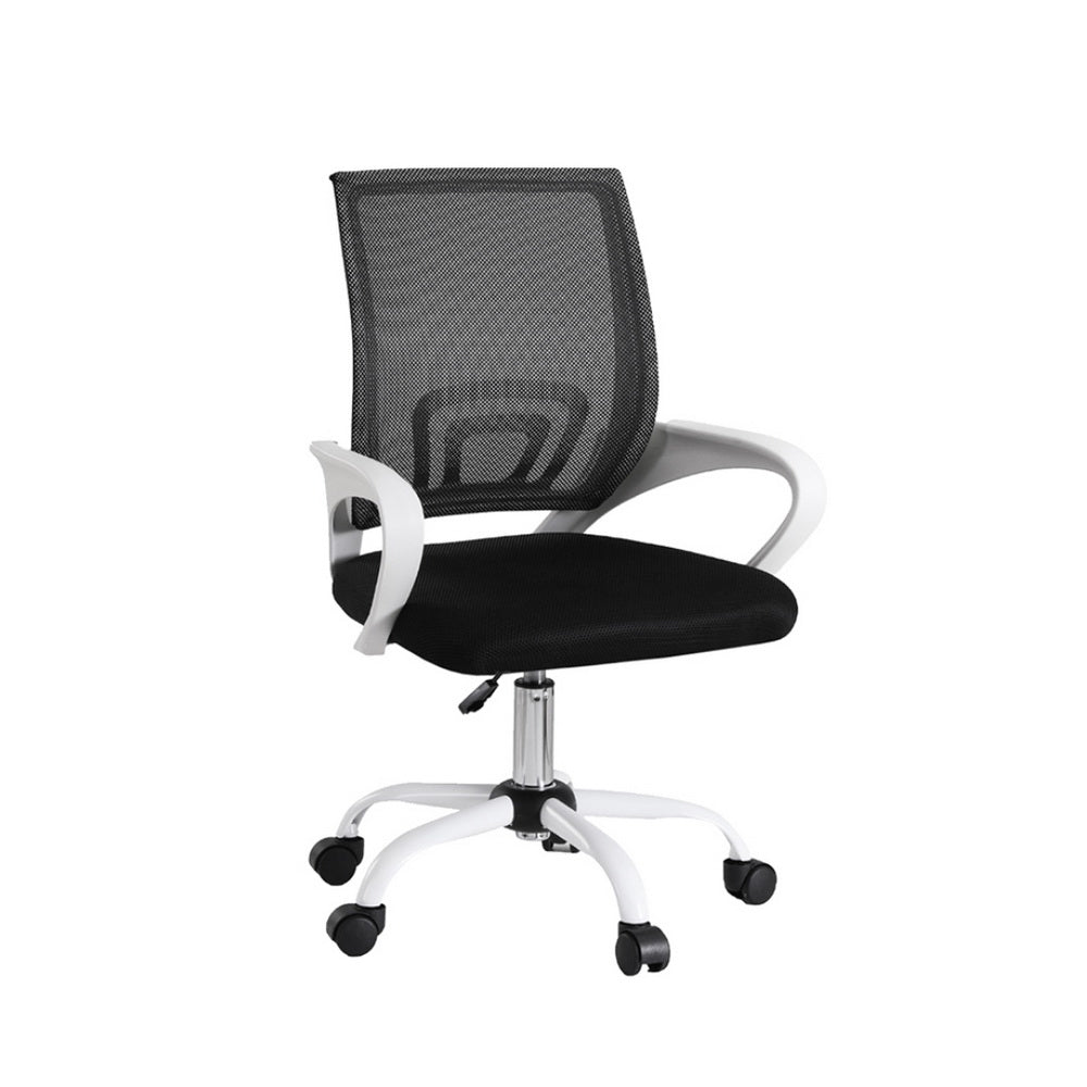 Kinross white mesh office chair, view 7
