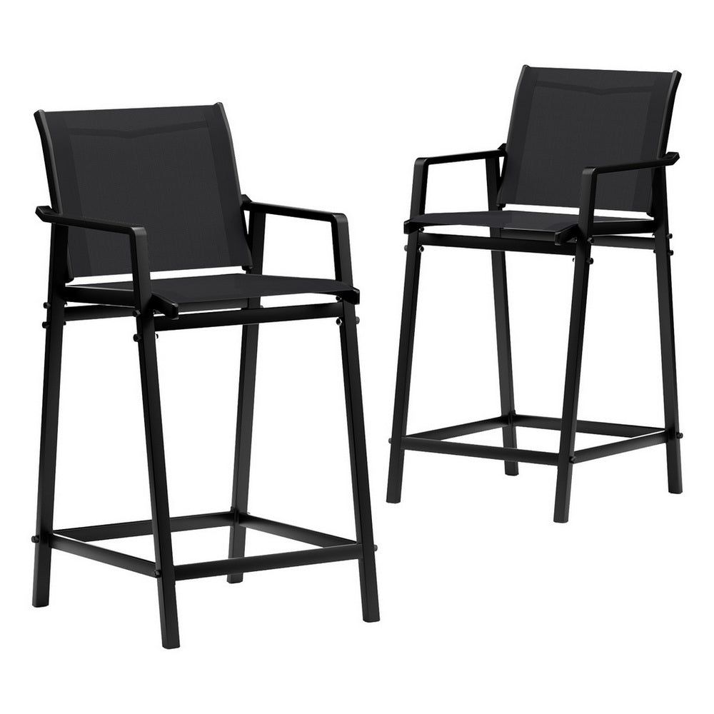 Fingal Bay Outdoor Bar Stool Black 1
