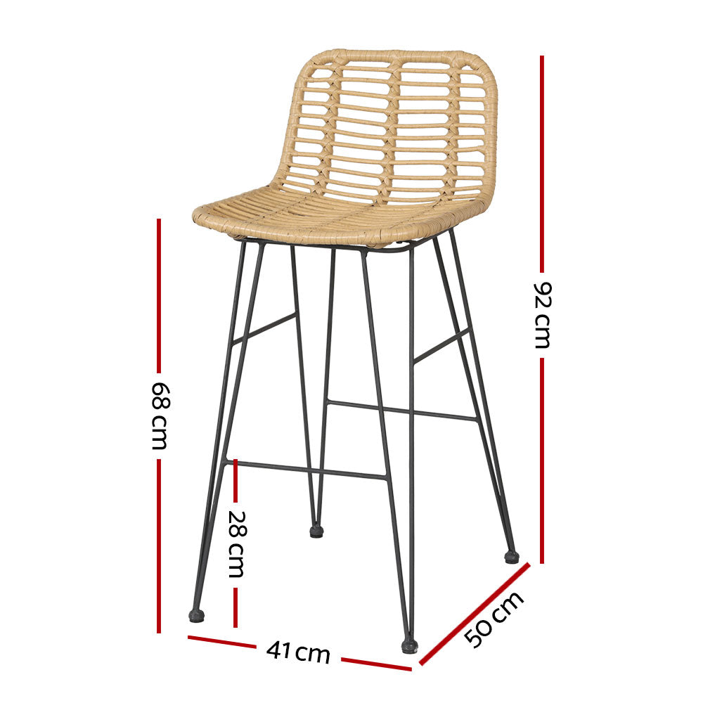 Corlette Outdoor Bar Stool Nature 2